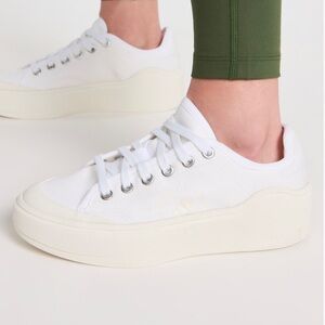 Adidas White Platform Sneakers